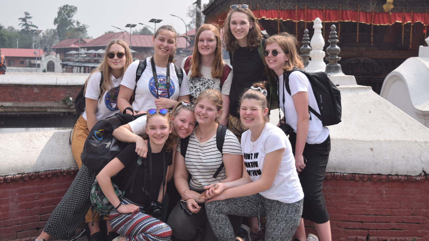 volunteer posing foe picture