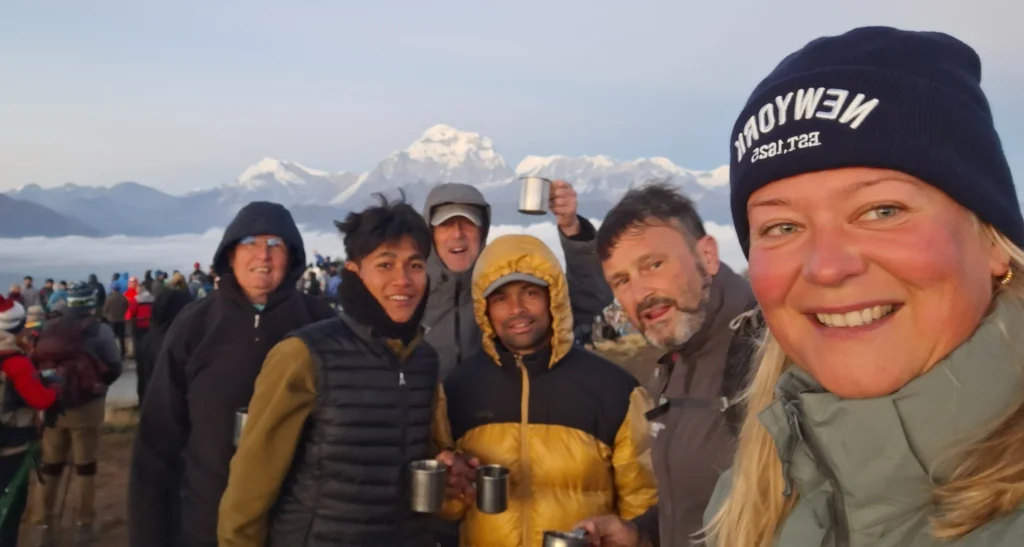 Corporate Group Volunteering Experience in Nepal: A Story of Construction, Culture, and Adventure 4 Ghorepani Poonhill Trek