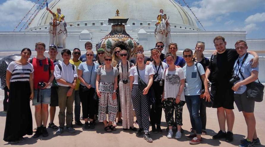 Group volunteering in Nepal