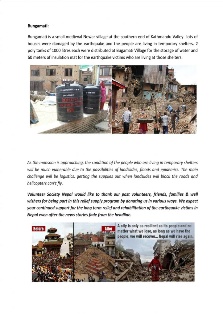 damaged done by earthquake in nepal