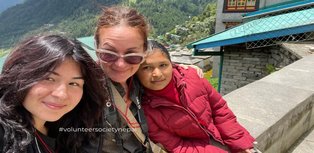Life of volunteer with nepali family