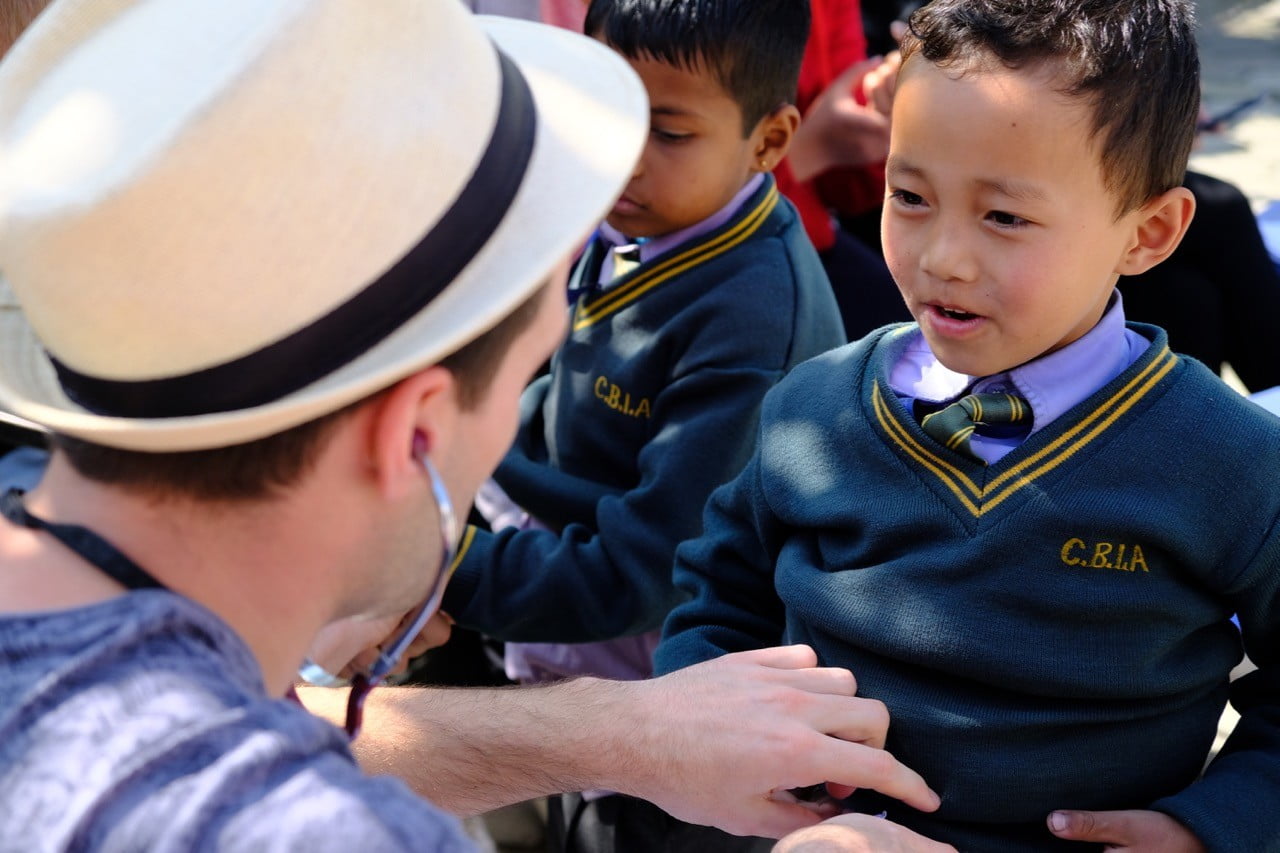 A Group Of Medical Students Arrived in Nepal