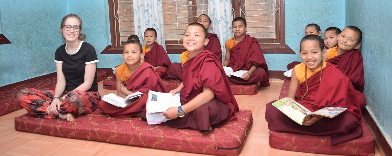 Teaching English to Buddhist Monks in Nepal