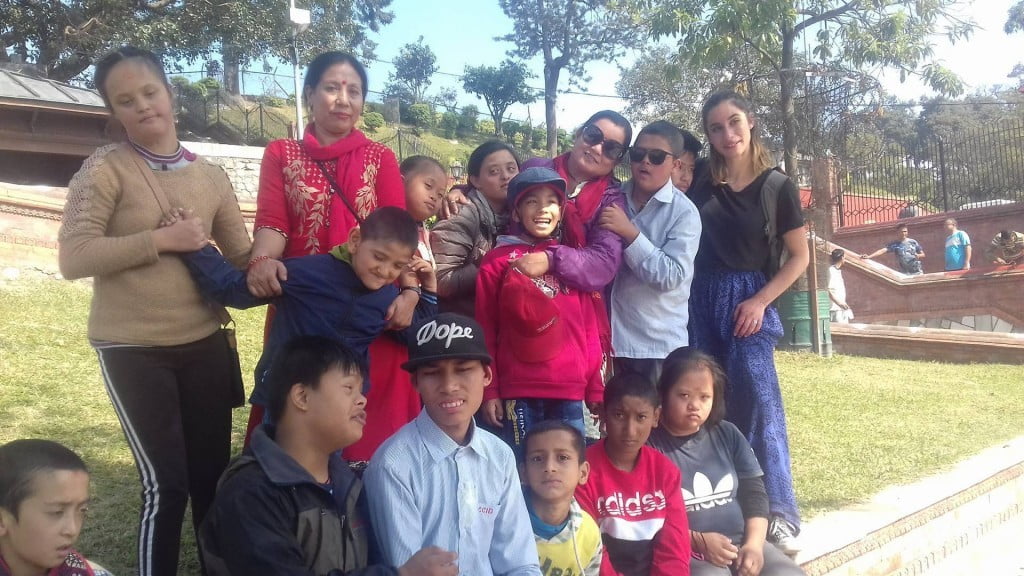 Volunteer's help at Disability Centre 1 Volunteer's help at Disability Centre