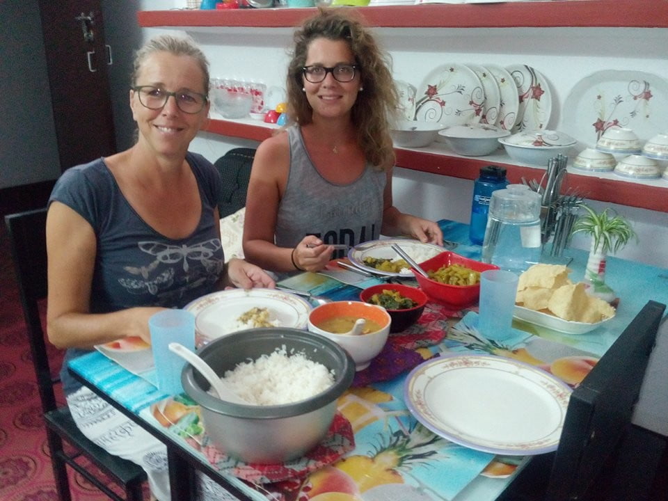 Carolein with the Montessori school children in locations Pokhara Volunteering in Nepal at Different Locations