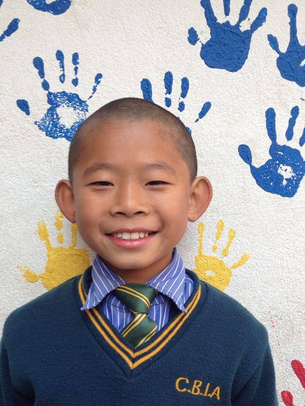 Ombir, a local orphan, is extremely grateful CBIA is providing him with a full scholarship