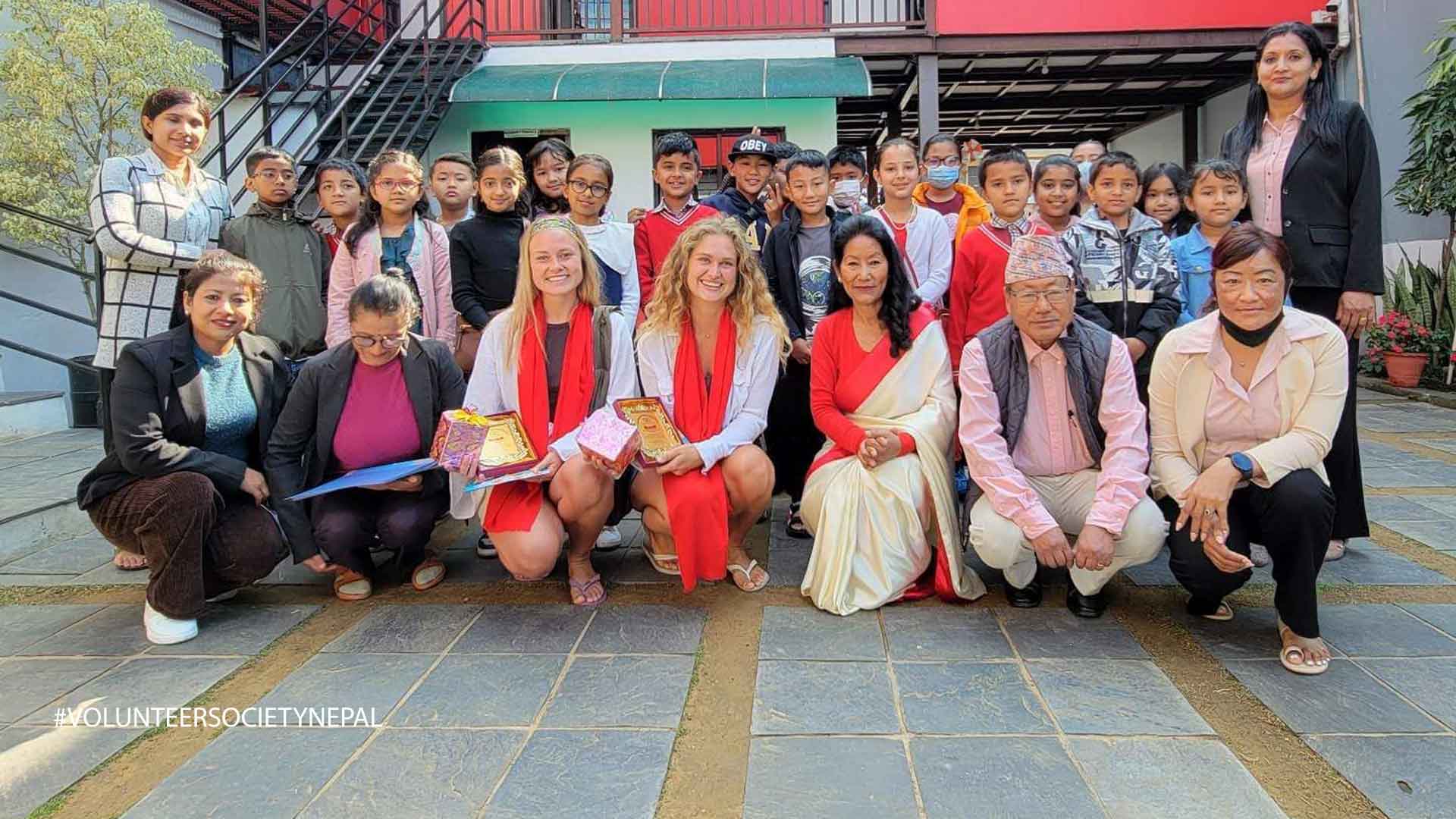 danish volunteers in pokhara