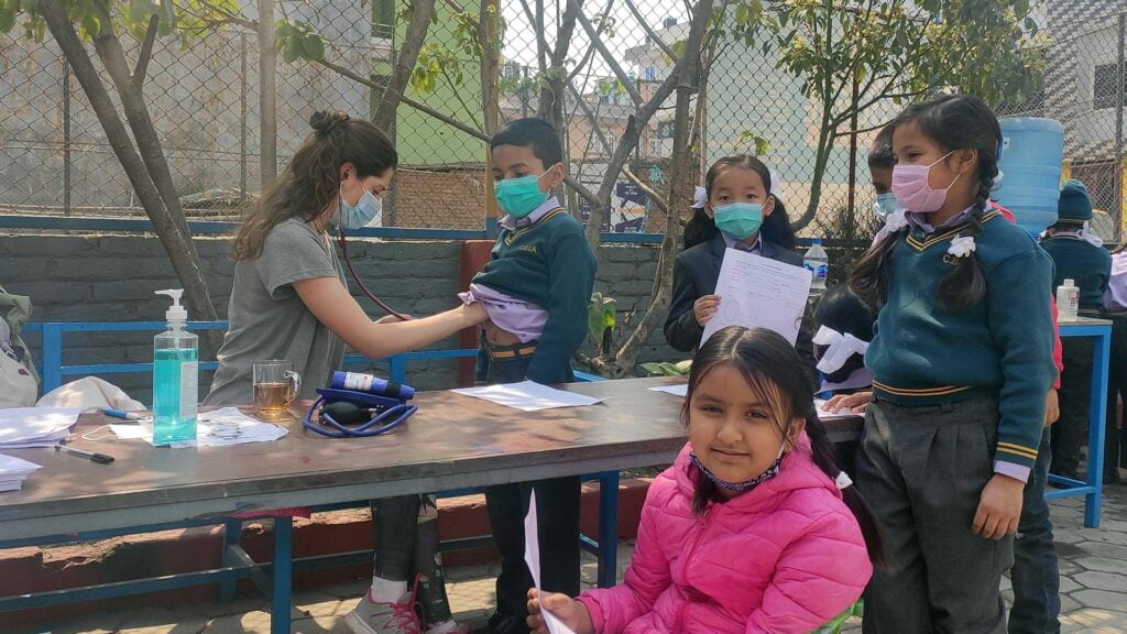 Carmen successfully completed volunteering in Nepal