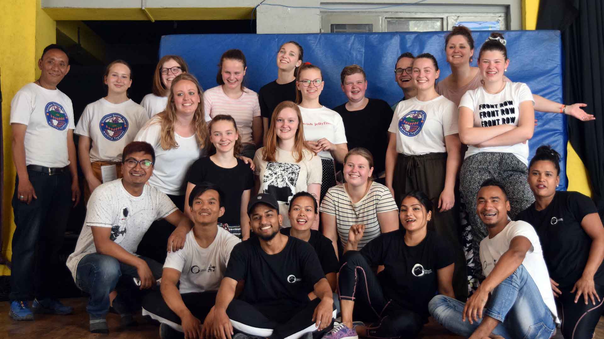 group volunteering nepal