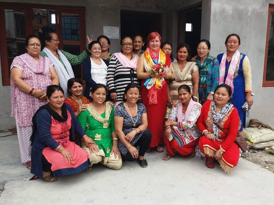 women group nepal volunteer