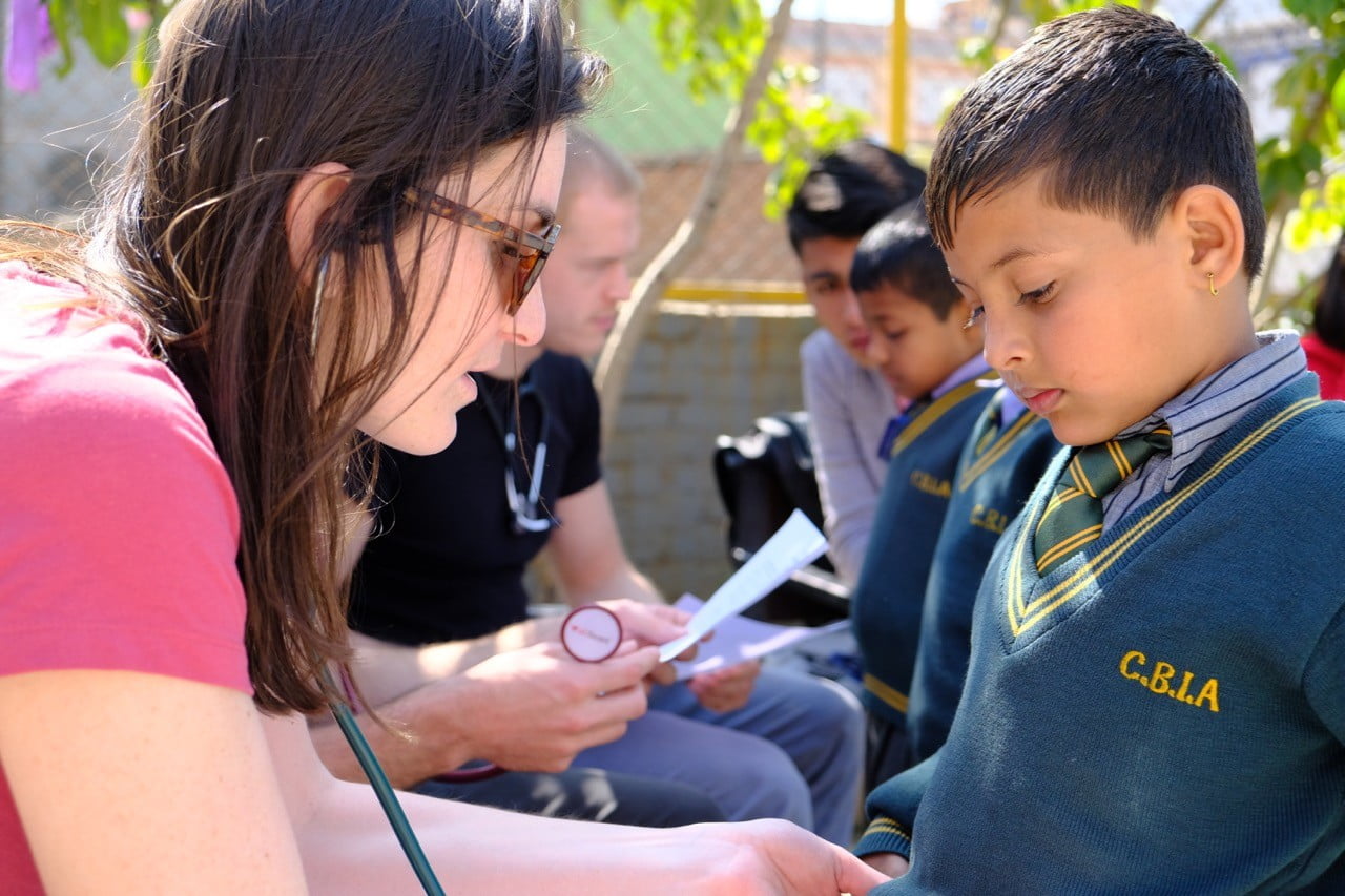 A Group Of Medical Students Arrived in Nepal