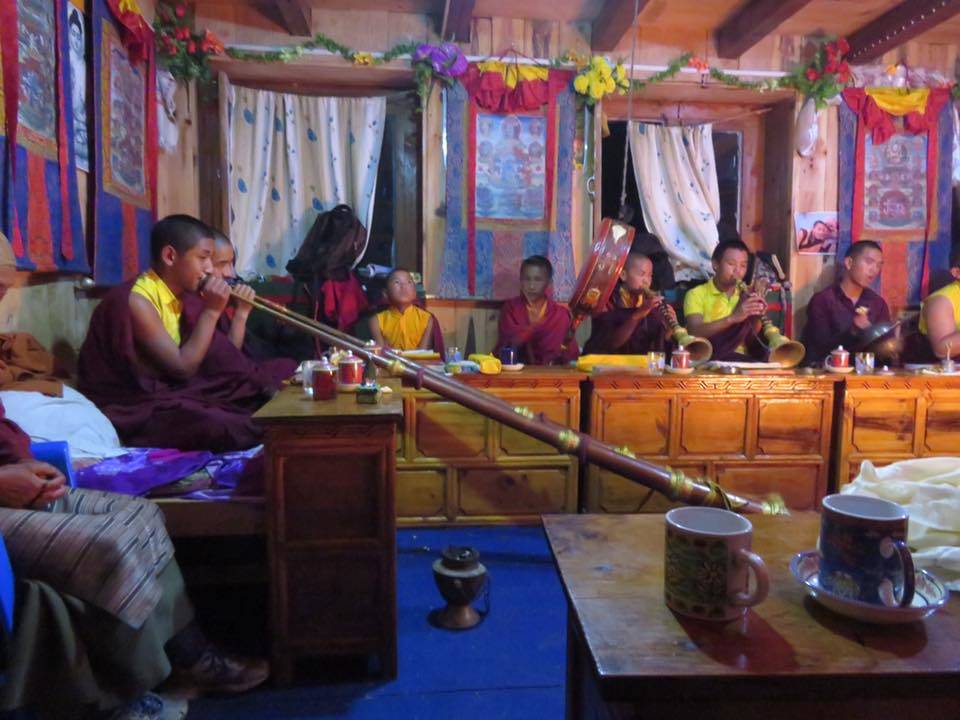 Young monks at the monastery 