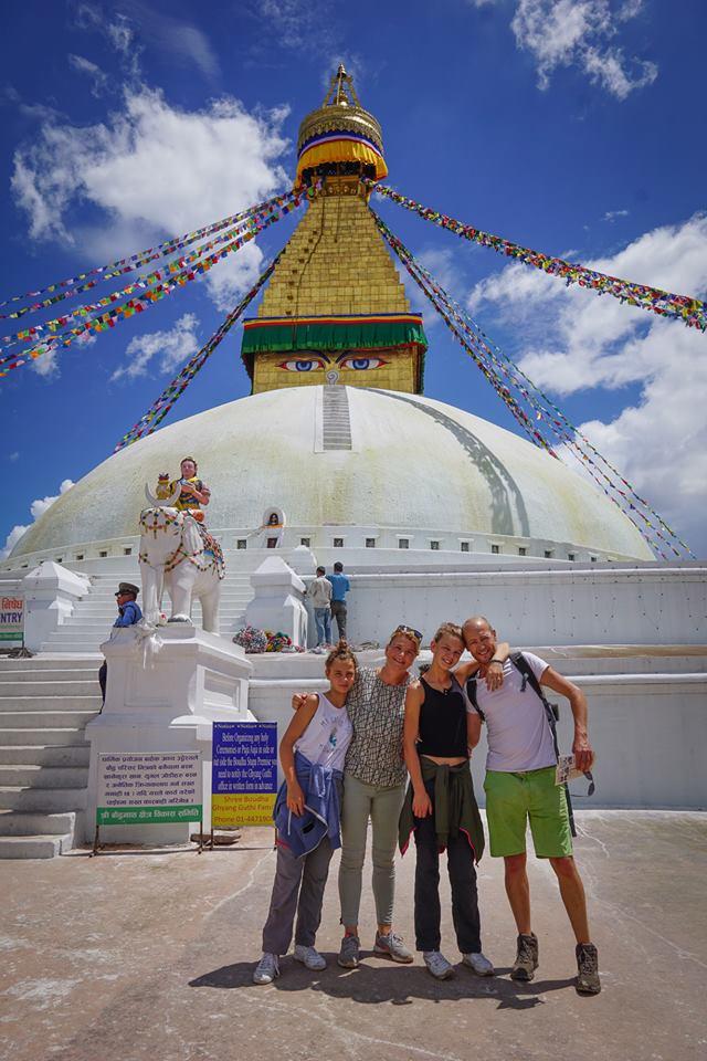 boudha heritage sites volunteer family bouddha