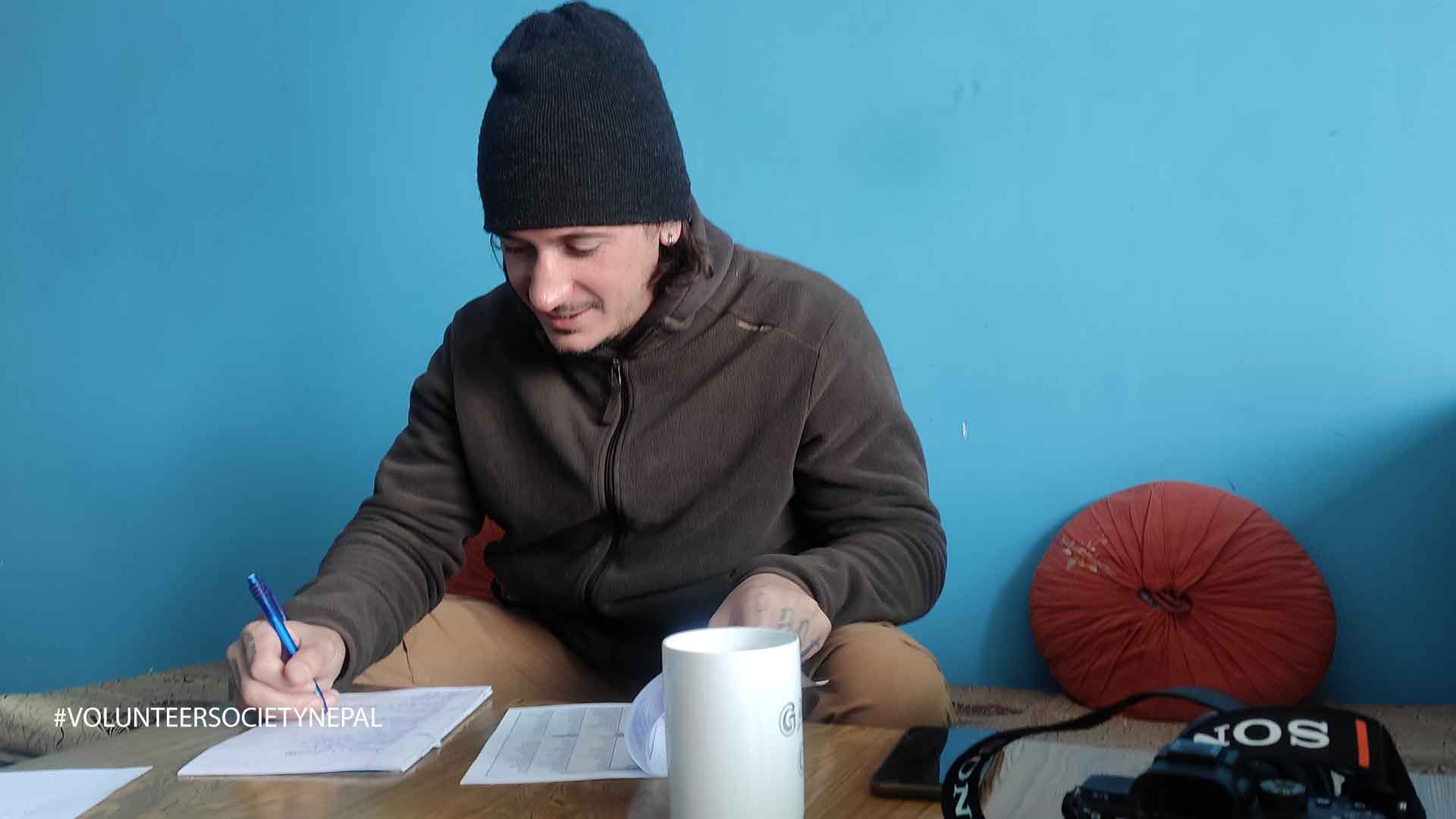 volunteer for the monastery in pokhara