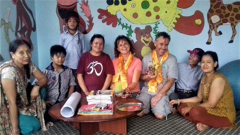 Volunteers’ Donation at Disability Centre: 2 Volunteers’ Donation at Disability Centre: