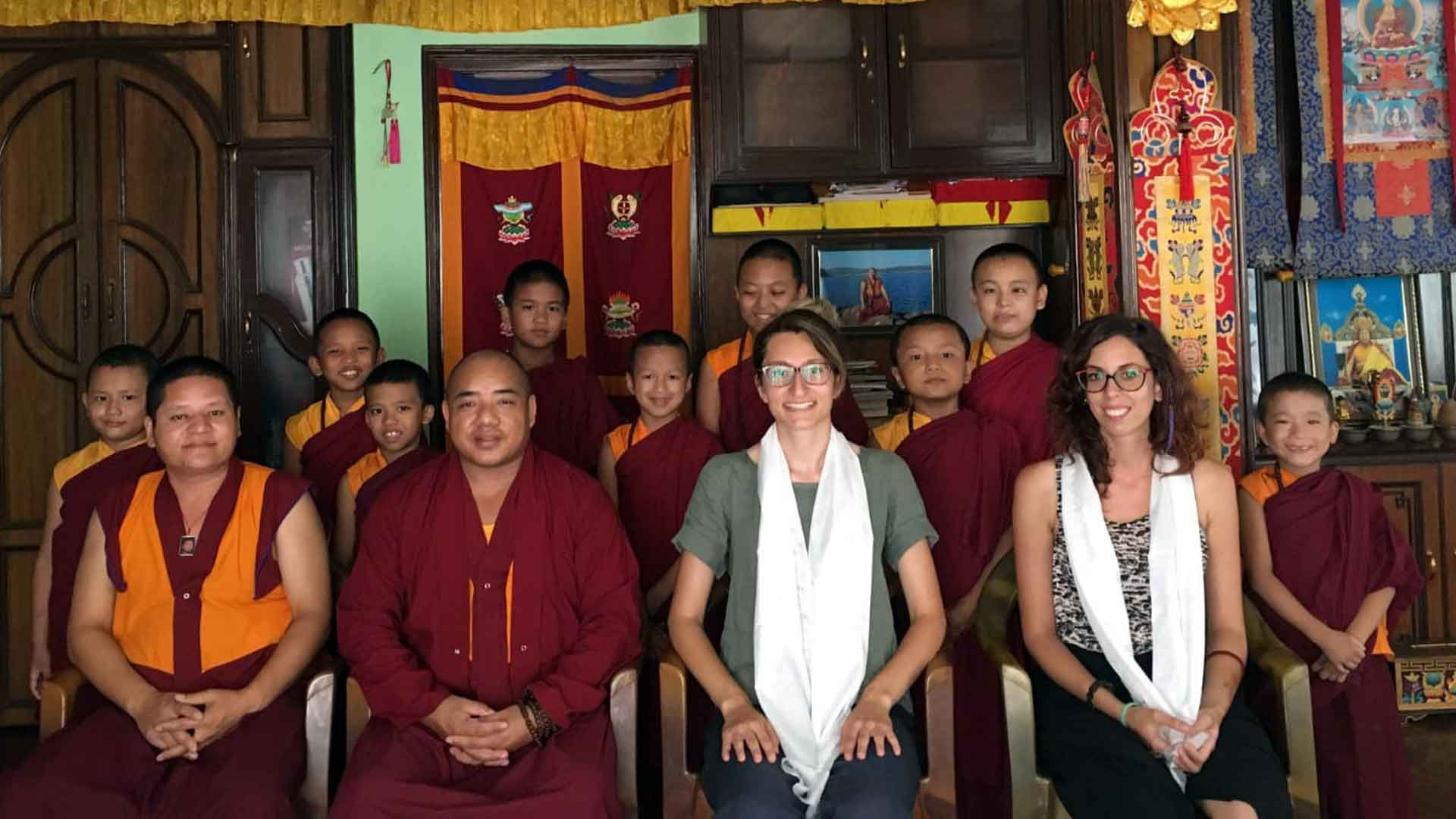 teaching in monastery