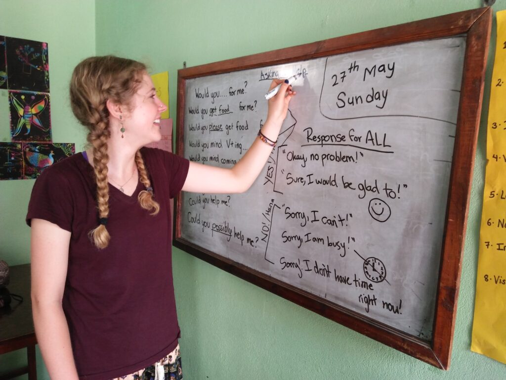 volunteer nepal women center workshop Famous Women Workshop At The Women Center